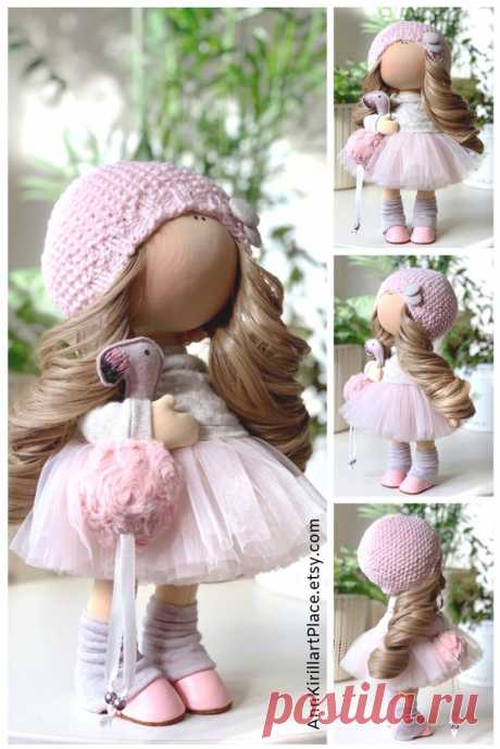 Fabric Cloth Doll Textile Art Doll Bambole Rag Doll | Etsy