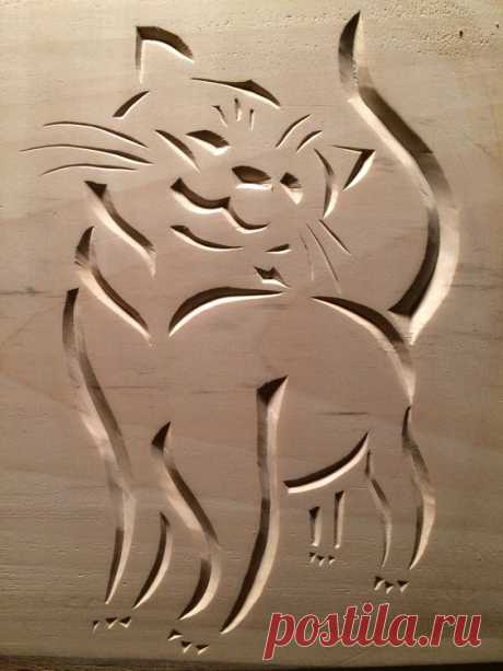 (1) First carving ever. | wood