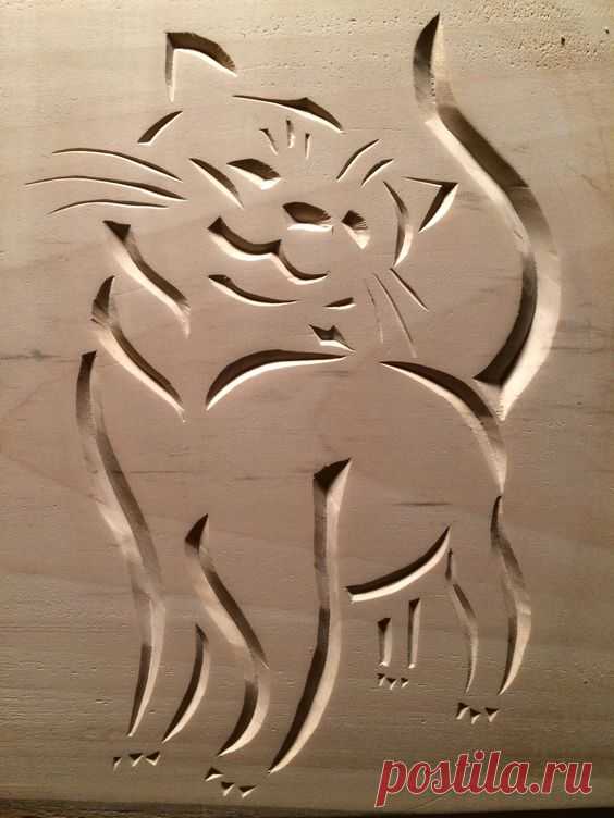 (1) First carving ever. | wood