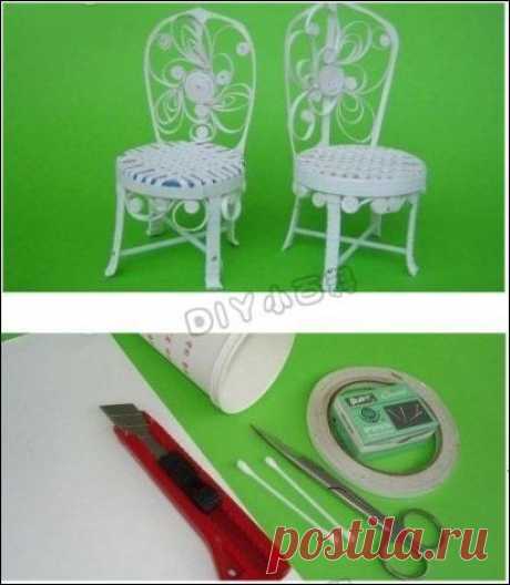 Стульчик из пластикового стаканчика — Сделай сам, идеи для творчества - DIY Ideas