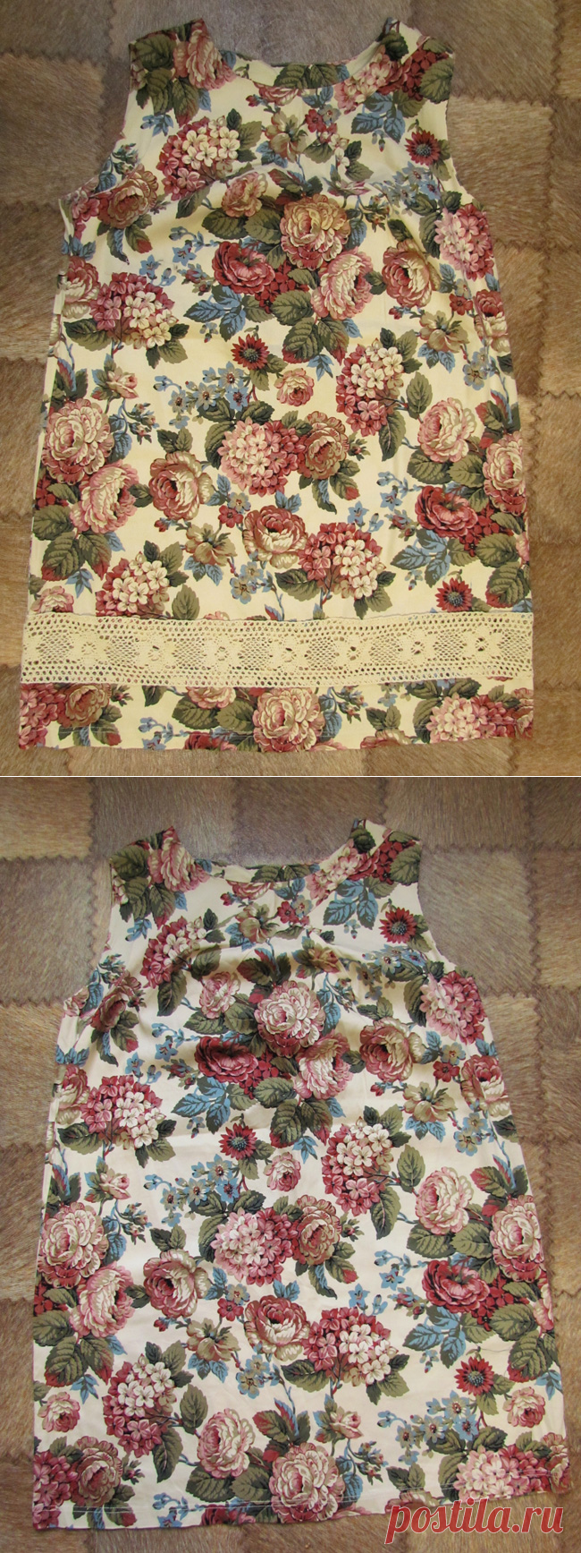 Как удлинить платье с помощью кружевной тесьмы — Мастер-классы на BurdaStyle.ru