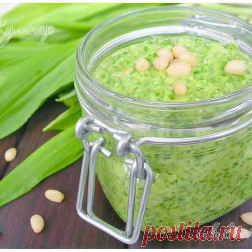 Песто из черемши - итальянский соус по-немецки