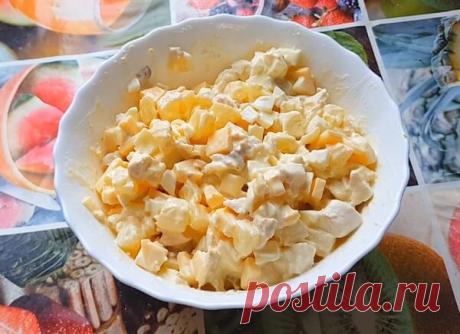 Салат курица с ананасом - классические рецепты очень вкусных салатов
