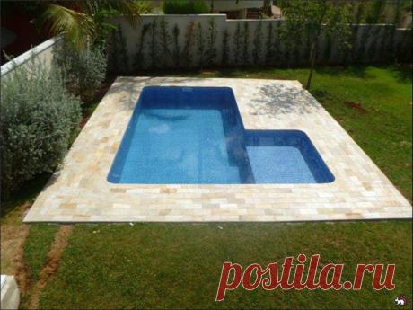 Мини-бассейн на дачном участке своими руками.