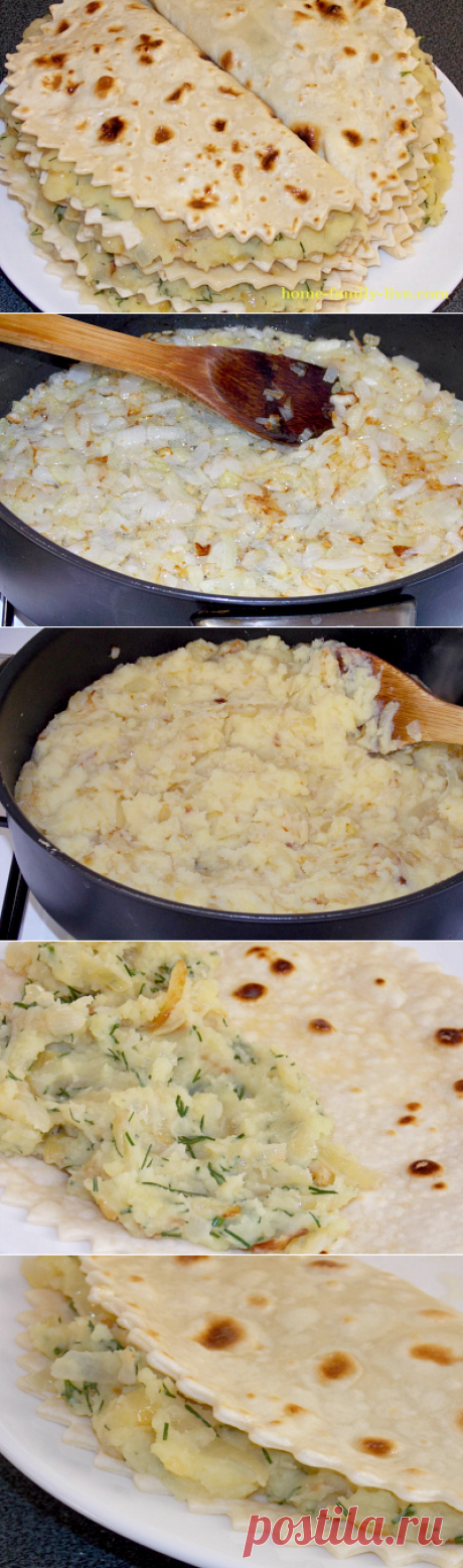кыстыбай  лепешки с картофельной начинкой