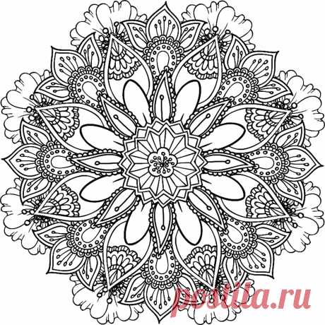 Терапевтический эффект раскрасок — Сделай сам, идеи для творчества - DIY Ideas