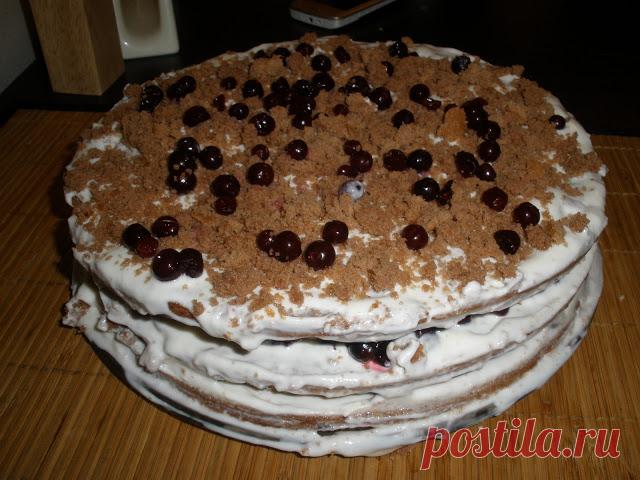 MY FOOD или проверено Лизой: Торт "Брусничка"