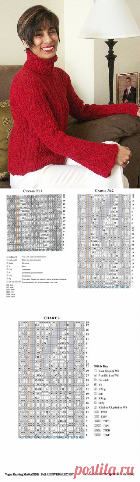 Вязание-спицы-Пуловеры и Джемпера &gt;Свитер