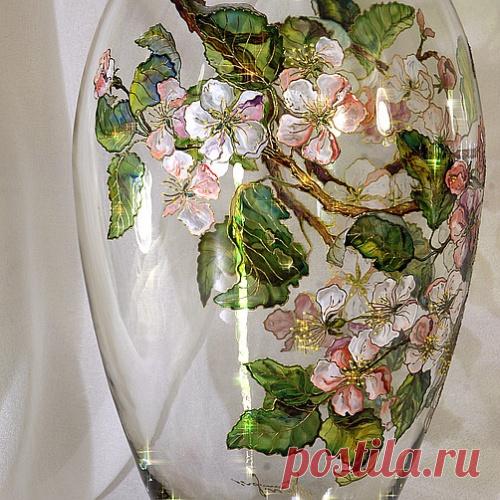 Оксана Васильева: роспись по стеклу