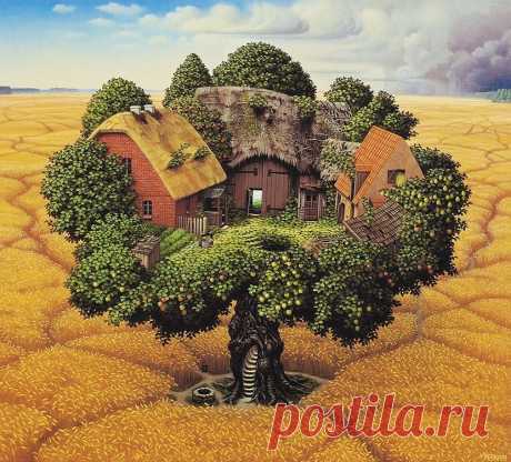 (1) Яцек Йерка (Jacek Yerka) - иллюстратор