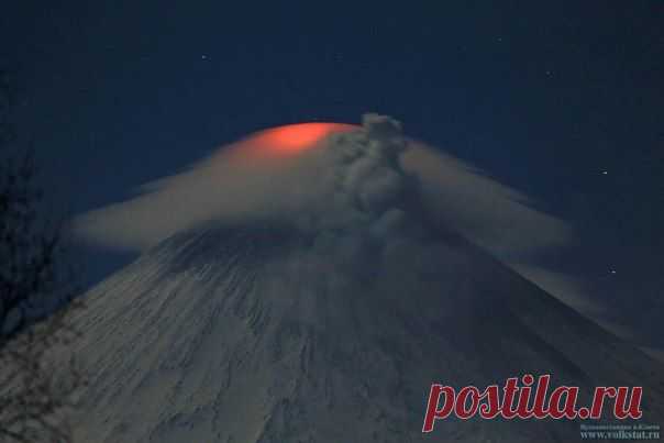 Извержение вулкана Ключевская сопка в мчатка) / Физика невозможного!