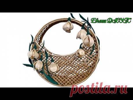 Корзина своими руками / Basket / Мастер класс / Джутовая мастерская Евгении Джут - YouTube