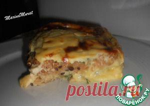Хлебно-сырная запеканка к завтраку - кулинарный рецепт