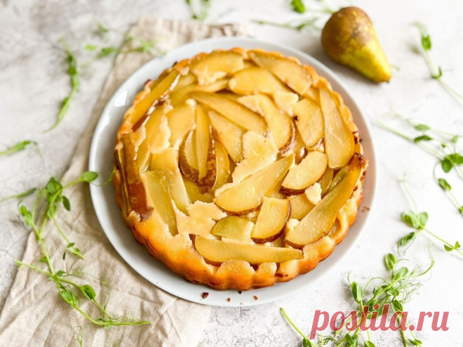Нежный грушевый пирог с рикоттой: вкуснее, чем торт приготовьте на Новый год!