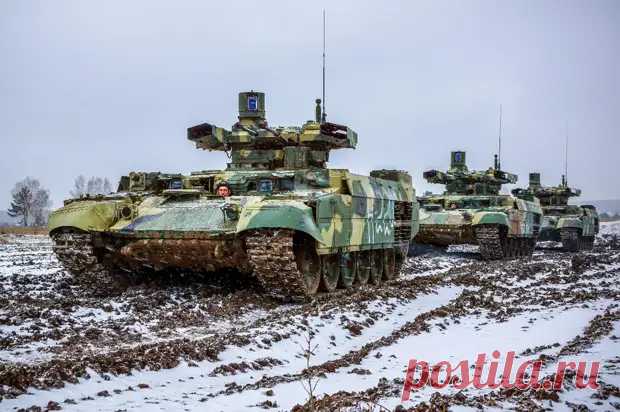 Боевые машины поддержки танков БМПТ наконец поступили в войска - Мир оружия - медиаплатформа МирТесен