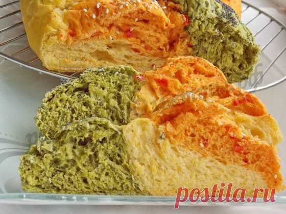 Трёхцветный хлеб «Светофор»