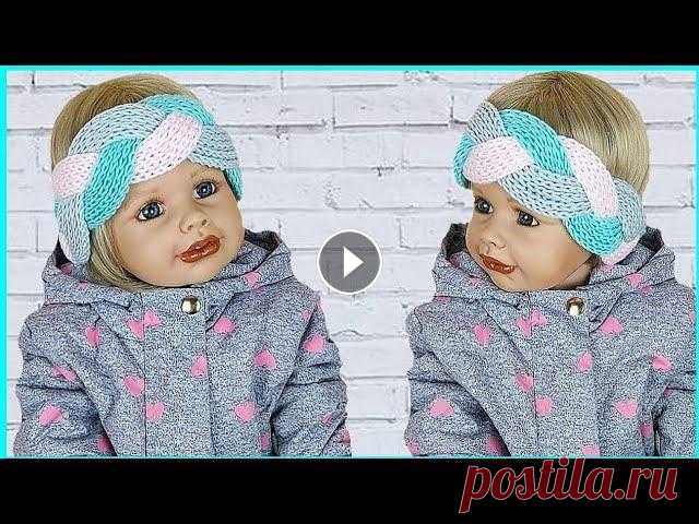 Повязка Коса. Весенняя повязка. Повязка на голову. Пряжа Ализе беби бест Спицы 3.5мм ✔Мой Instagram с моими работами - ✔Моя страничка в ВК- ✔Мой Instagram со схемами - ✔Мой канал в Яндекс Дзен...