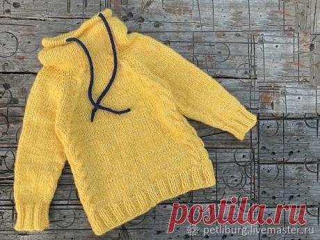 Мастер-класс : Вяжем худи на трехлетнего ребенка | Журнал Ярмарки Мастеров