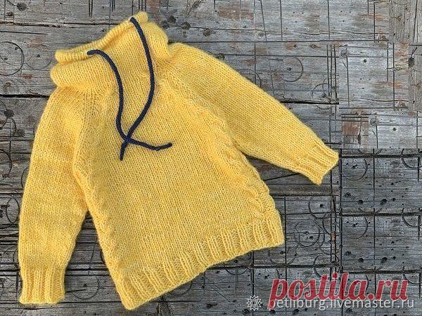 Мастер-класс : Вяжем худи на трехлетнего ребенка | Журнал Ярмарки Мастеров
