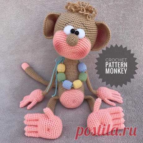 Crochet Pattern ''Monkey'' | Etsy