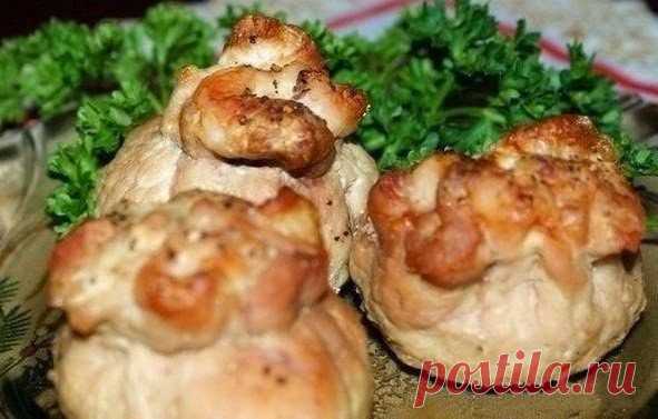 шеф-повар Одноклассники: Мешочки с сыром и грибами