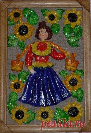 девушка с коромыслом