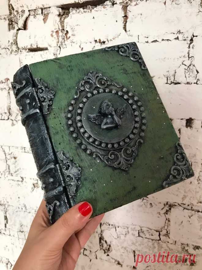 Шкатулка-книга из картона своими руками | Фея Мечтающая | Яндекс Дзен