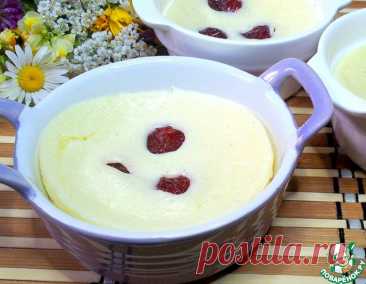 Порционная запеканка с вишней в микроволновке – кулинарный рецепт