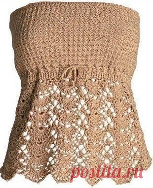 Ажурный топ / Вязание как искусство!