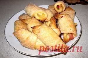 Сахарные рогалики.