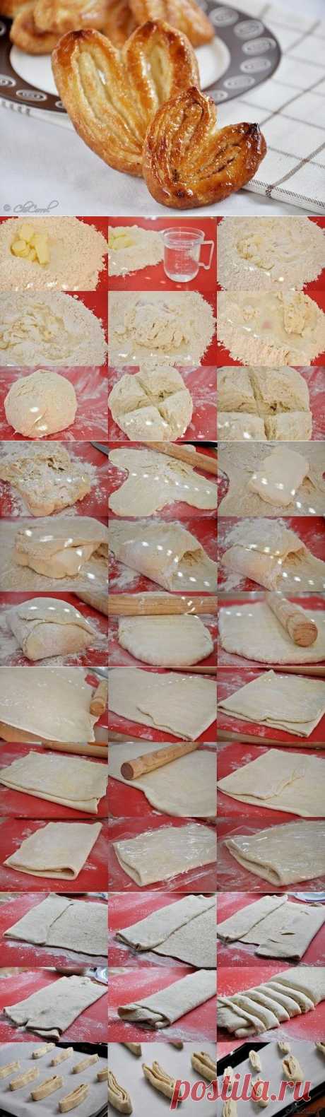 Ушки слоенные - Простые рецепты Овкусе.ру