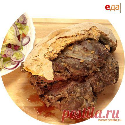 Баранья нога в солевом тесте. Рецепт от Ильи Лазерсона