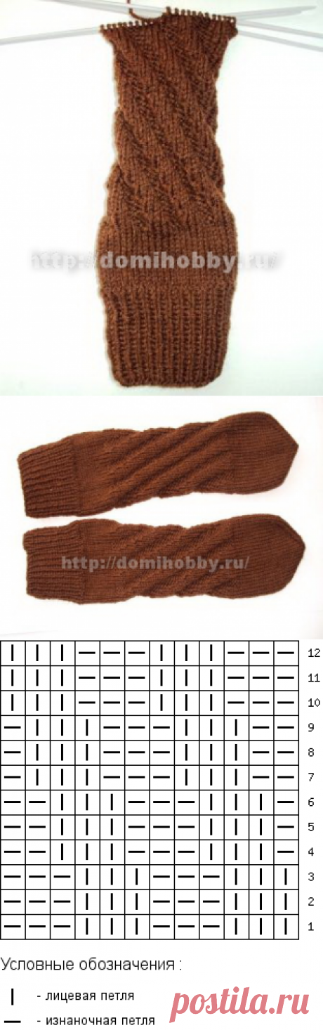 Носки со спиральной пяткой
