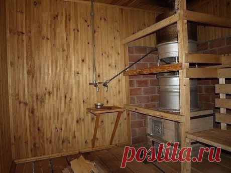 Печь для бани из колесных дисков, и схема