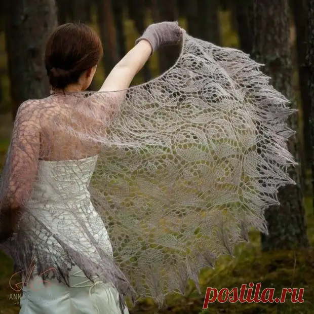 Говорите, что шаль - это устаревшая вещь для бабушек? - Сам себе мастер - Медиаплатформа МирТесен