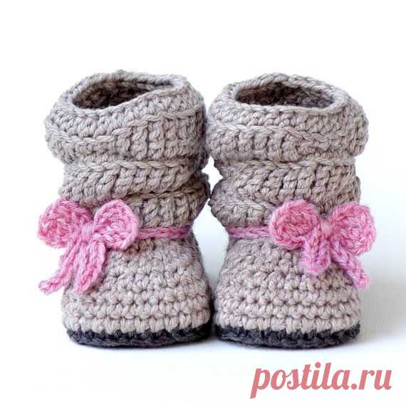 Вязание Pattern 217 Детские Slouch Boot Миа от TwoGirlsPatterns