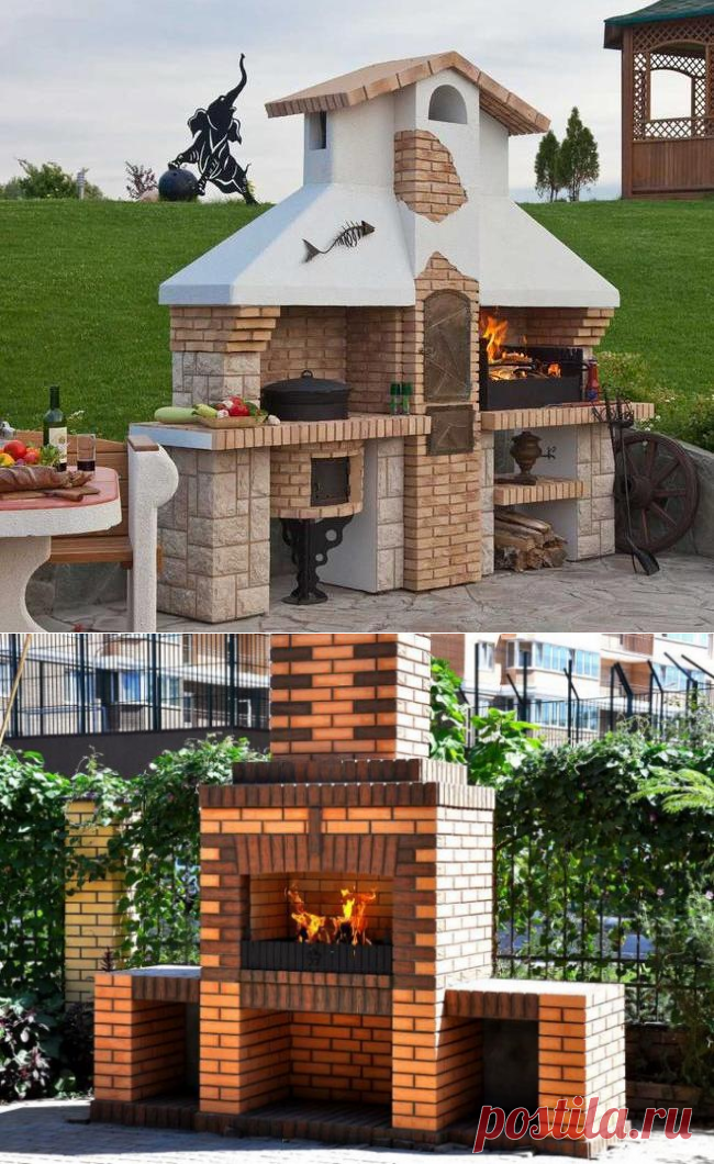 Мангал из кирпича своими руками: чертежи и фото, пошаговая инструкция