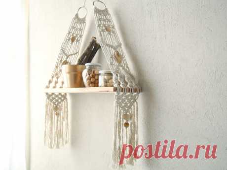 Hanging Macrame Wall Shelf - Поиск в Google