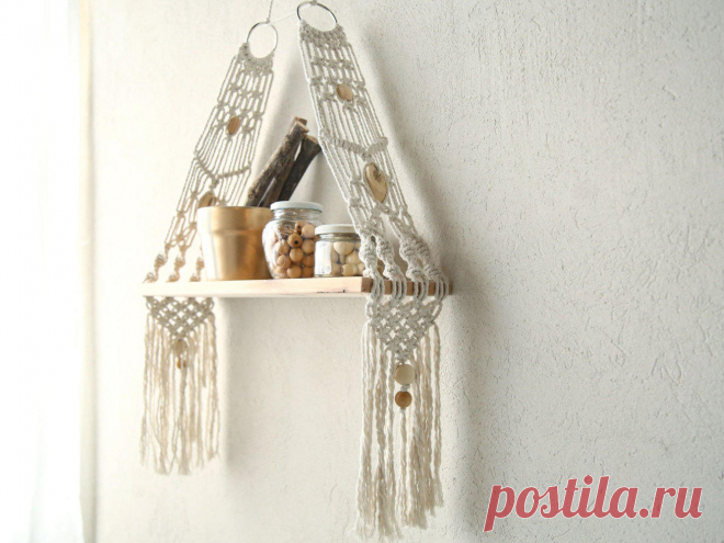 Hanging Macrame Wall Shelf - Поиск в Google