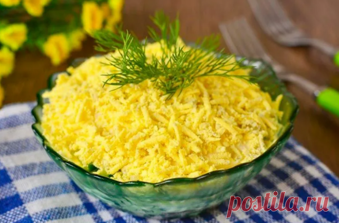 Оригинальный и сытный салат 