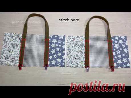 Very Easy Hand Bag | How to make Handbag | Diy Shoulder Bag | Sewing Cloth Bag Tutorial