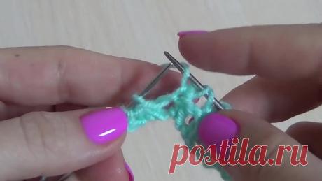 ОБАЛДЕННАЯ СЕТОЧКА ЛЕТНИЙ УЗОР СПИЦАМИ.