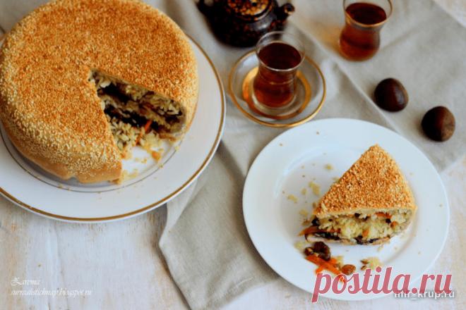 Постный Шах плов