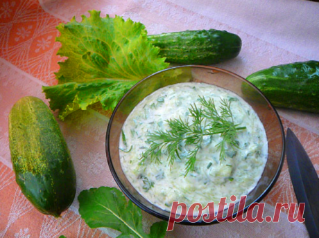 Вкуснейший огуречный соус взамен надоевшего майонеза