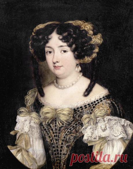 Eleonora Boncompagni Боргезе, половинной длины, в вышитой одежде Якоба Ferdinand Voet студии (проданы с аукциона Bonhams) | Гранд-дамы | gogm