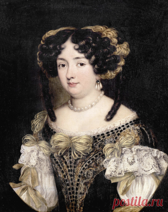 Eleonora Boncompagni Боргезе, половинной длины, в вышитой одежде Якоба Ferdinand Voet студии (проданы с аукциона Bonhams) | Гранд-дамы | gogm