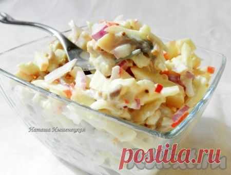 Салат с селедкой и яблоком | ДОМАШНИЙ ОЧАГ