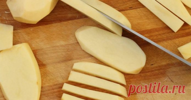 Хрустящий картофель фри без капли жира. Готовится на раз, два, три!