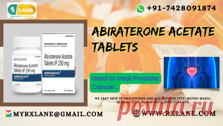 Buy Abiraterone 250mg Tablets brand at RxLane Call +91-7428091874 delivery to #USA, #Philippines, #Malaysia, #HongKong, #Thailand, Are you searching for affordable and reliable Generic Abiraterone 250mg Tablets Price Philippines? Look no further because RxLane has got you covered! We offer wholesale prices for this highly effective cancer treatment medication that can be delivered straight to your doorstep. With our easy ordering process, you can have access to Abiraterone at a fraction of the p