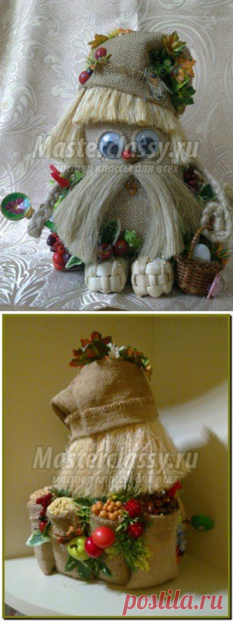 Домовой своими руками из мешка. Мастер класс с пошаговыми фото.